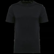 Camiseta algodón cuello redondo hombre Black S