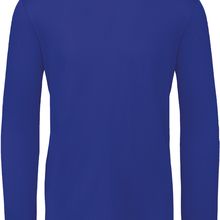 Camiseta algodón orgánico manga larga hombre Cobalt Blue S