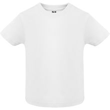 Camiseta de bebé manga corta Blanco 6 Meses