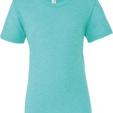 Camiseta cuello redondo manga corta Sea Green Triblend XS