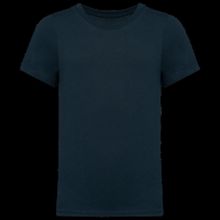 Camiseta infantil corte ajustado 100% algodón Black 4/6 Ans