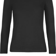 Camiseta manga larga mujer algodón Black Xs