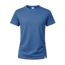 Camiseta Niño Algodón RPET Sostenible Azul 4-5
