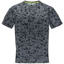 Camiseta Técnica Estampada Pixel Negro S