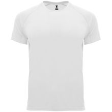 Camiseta técnica manga corta cuello redondo Blanco S