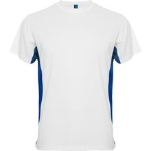 Camiseta técnica de manga corta transpirable Blanco/Royal S