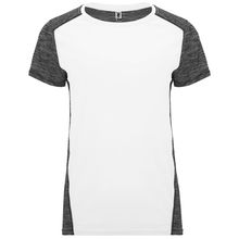 Camiseta Técnica Mujer Doble Tejido Bicolor Blanco/Negro Vigore S