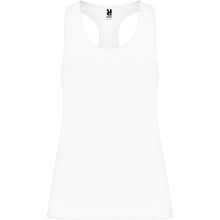 Camiseta Técnica de Tirantes Entallada Blanco S