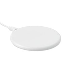 Cargador Inalámbrico 10W ABS Reciclado Blanco
