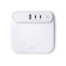 Cargador inalámbrico 15W con luz Blanco