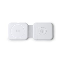 Cargador inalámbrico 3 en 1 plegable 15W Blanco