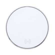 Cargador inalámbrico de aluminio y bambú Blanco