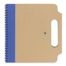 Carpeta Reciclada Bicolor con Libreta, Boli, Hojas y Asa AZ