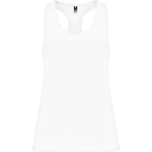 Camiseta Técnica de Tirantes Entallada Blanco S