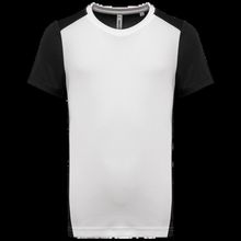 Camiseta deportiva de hombre secado rápido White / Black S