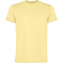 Camiseta de algodón lavado ácido de hombre Amarillo Sweet Lavado S