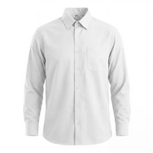 Camisa de hombre manga larga Blanco S
