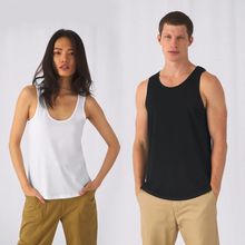 Camiseta orgánica sin mangas mujer Black Xs