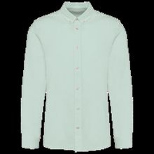 Camisa Oxford manga larga hombre entallada Oxford Green S