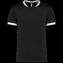 Camiseta rugby poliéster Black Xs
