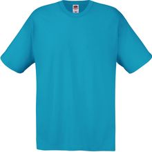 Camiseta algodón cuello redondo Azur Blue S