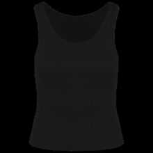 Camiseta de tirantes para chica Black Xs