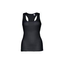 Camiseta sin mangas para mujer Negro L