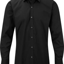 Camisa elástica hombre Black S
