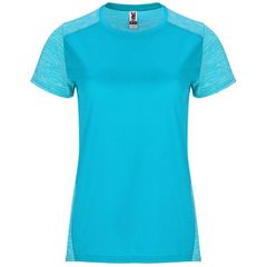 Camiseta Técnica Mujer Doble Tejido Bicolor | PECHO_DERECHO | 100 x 420