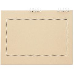 Calendario con bloc de notas | Trasero | 200 x 120