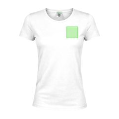 Camiseta Mujer Blanca 150g/m2 | Area 1 | 80 x 80