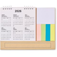 Calendario con bloc de notas | FRONT DL | 200 x 20