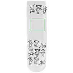 Calcetines para Colorear con 3 Rotuladores | Izquierda | 60 x 50