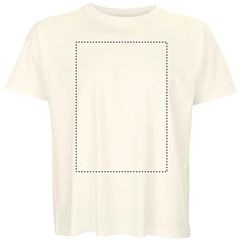 Camiseta de algodón para hombre oversize | Frontal | 280 x 400