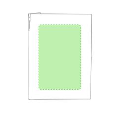 Carpeta en resistente cartón reciclado rígida y boligrafo | En la portada | 150 x 240