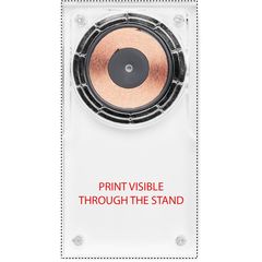 Cargador inalámbrico con soporte para teléfono | STAND PD SIDE 2 | 67 x 127