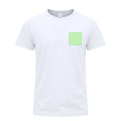 Camiseta blanca de algodón | Area 1 | 80 x 80