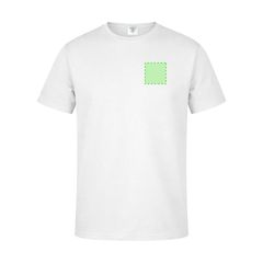 Camiseta Blanca Algodón Adulto | Area 1 | 80 x 80