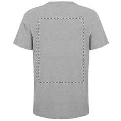 Camiseta unisex de algodón peinado | Trasero | 280 x 400