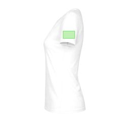 Camiseta Mujer Blanca 150g/m2 | Area 4 | 80 x 50