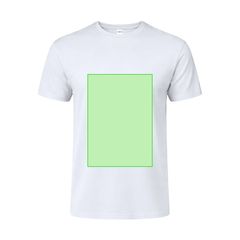 Camiseta Blanca Algodón Sin Costuras Laterales | Area 3 | 280 x 400