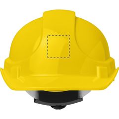 Casco para constructor en ABS | Frontal | 40 x 40