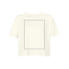 Camiseta oversize de mujer 100% algodón orgánico | Frontal | 280 x 400