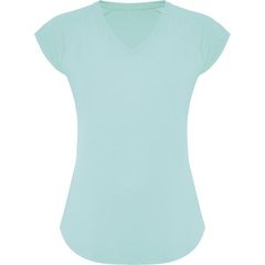 Camiseta Técnica Mujer Ajustada Bajo en V | FRONTAL | 350 x 280