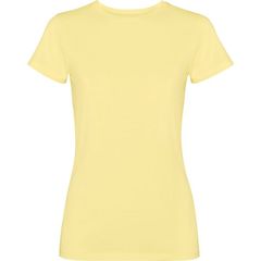 Camiseta mujer algodón efecto desgastado | PECHO_IZQUIERDO | 100 x 420