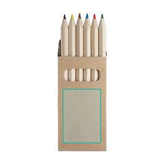 Caja de 6 lápices de madera | ZONA1 | 35 x 50