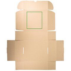 Caja cartón automontable grande | Tapa | 215 x 240