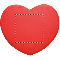Caja corazón de caramelos menta | Frontal | 35 x 35