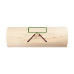 Caja de madera para gafas | Frontal | 60 x 20