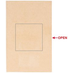 Cajita de notas con calendario publicitario 2027  | Frontal | 50 x 50
